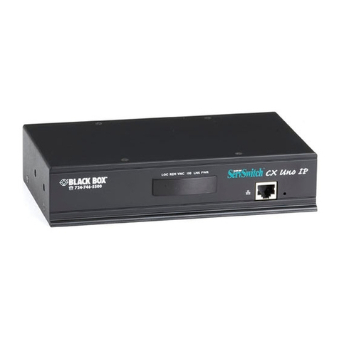 Black Box ServSwitch CX Quad IP KV4161A user guide
