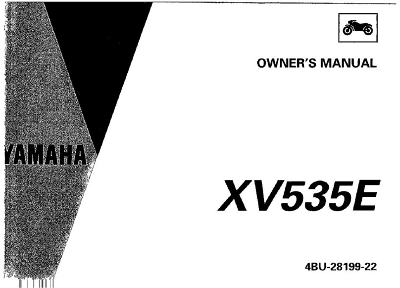 Yamaha 1993 XV535E owner's manual