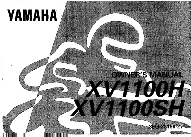 Yamaha 1996 XV1100SH owner's manual