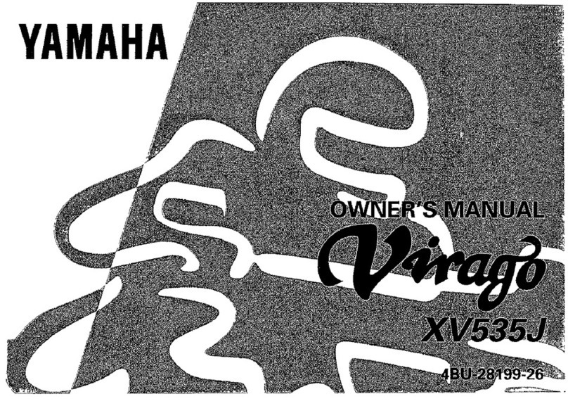 Yamaha 1997 Virago XV535J User manual