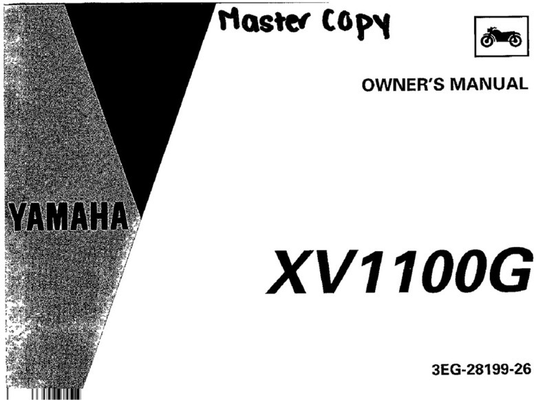 Yamaha 1995 XV1000G User manual
