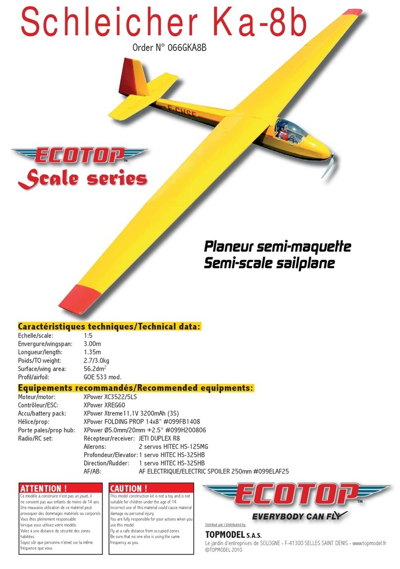 Ecotop Schleicher Ka-8b User manual Ecotop Schleicher Ka-8b User manual