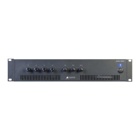 AUSTRALIAN MONITOR AMC+250 Installation and operation manual