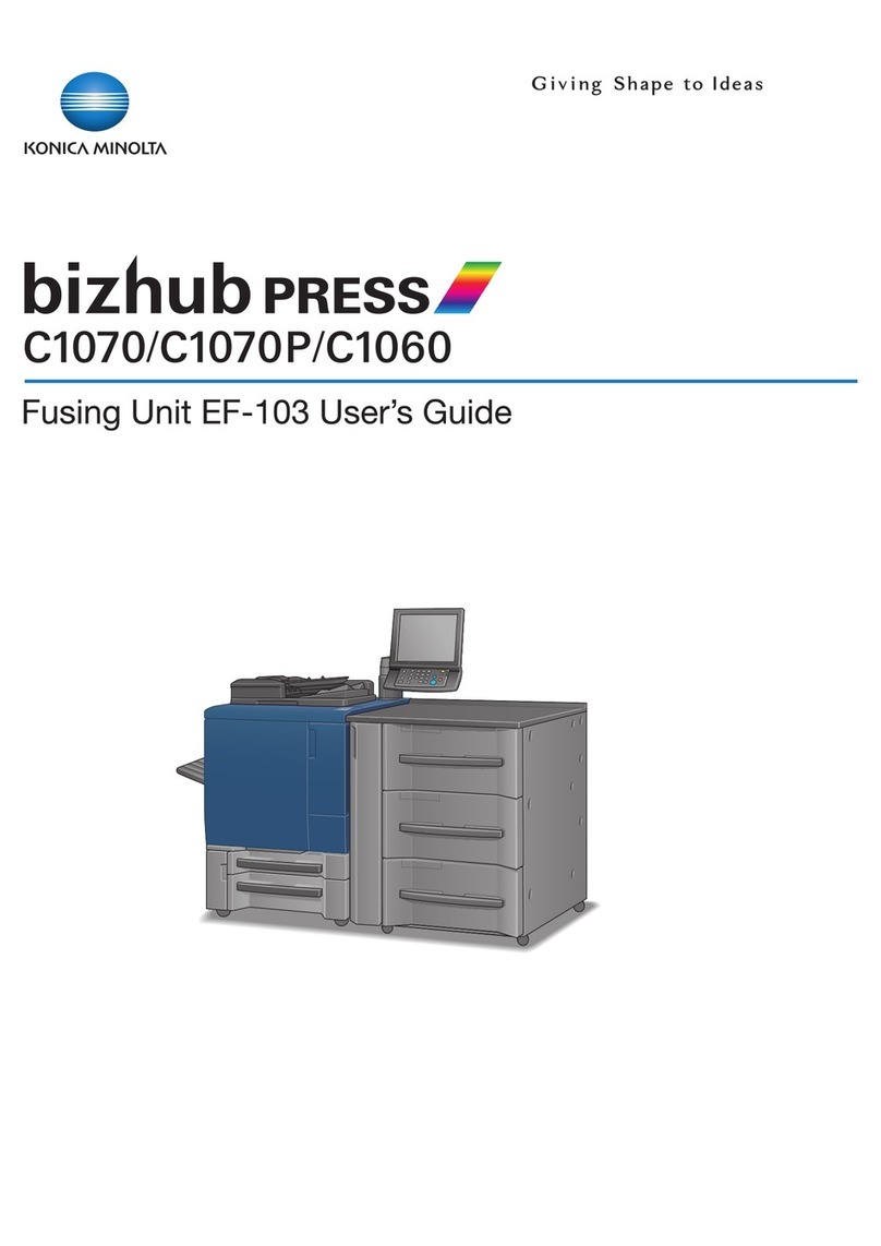 Konica Minolta bizhub press c1060 User manual