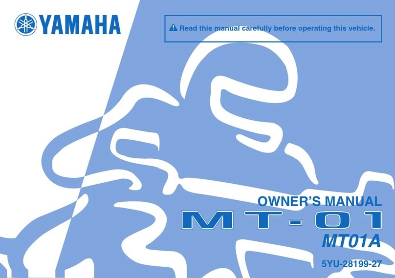 Yamaha 2011 MT01A User manual