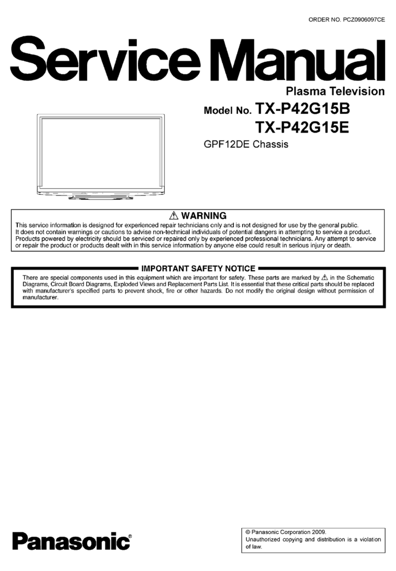 Panasonic Viera TX-P42G15E User manual