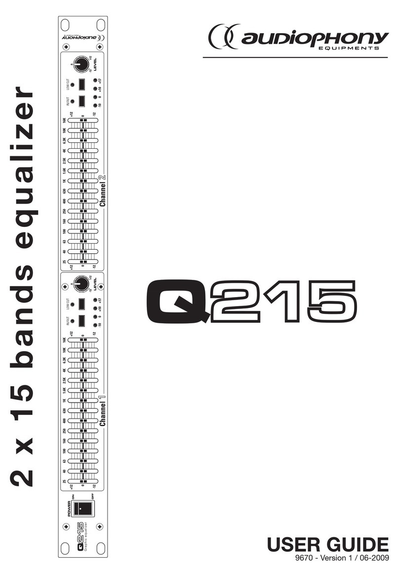 audiophony Q215 user guide