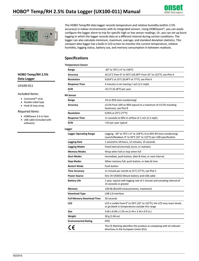 Onset UX100-011 user manual