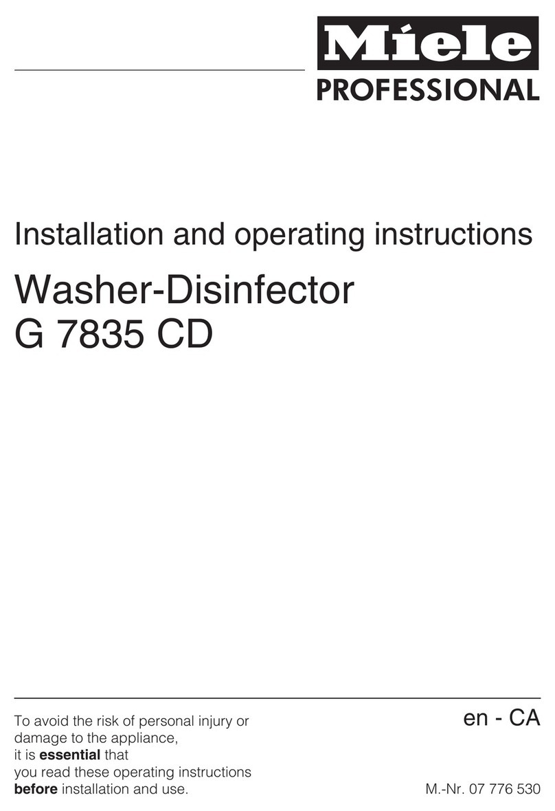 Miele G 7835 CD User manual