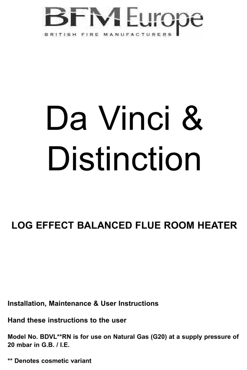 BFM Europe Distinction Installation, maintenance & user instructions