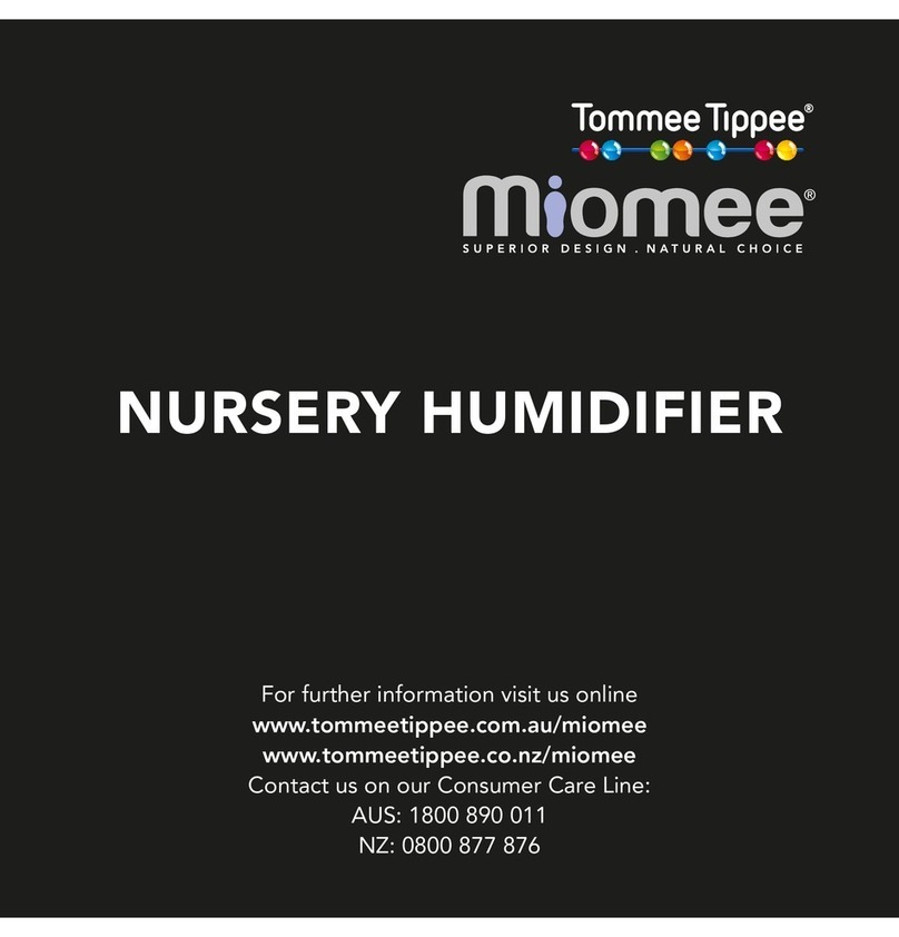 Tommee Tippee Nursery humidifier Guide