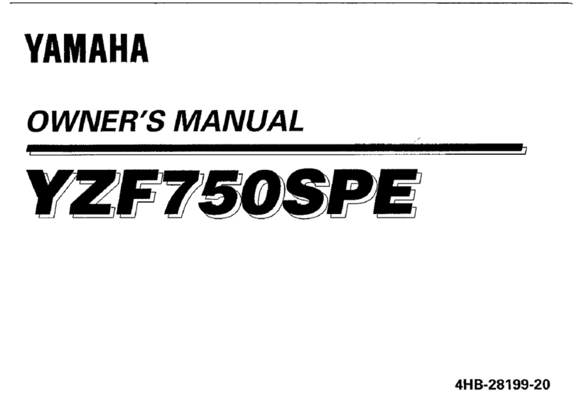 Yamaha 1993 YZF750SPE User manual