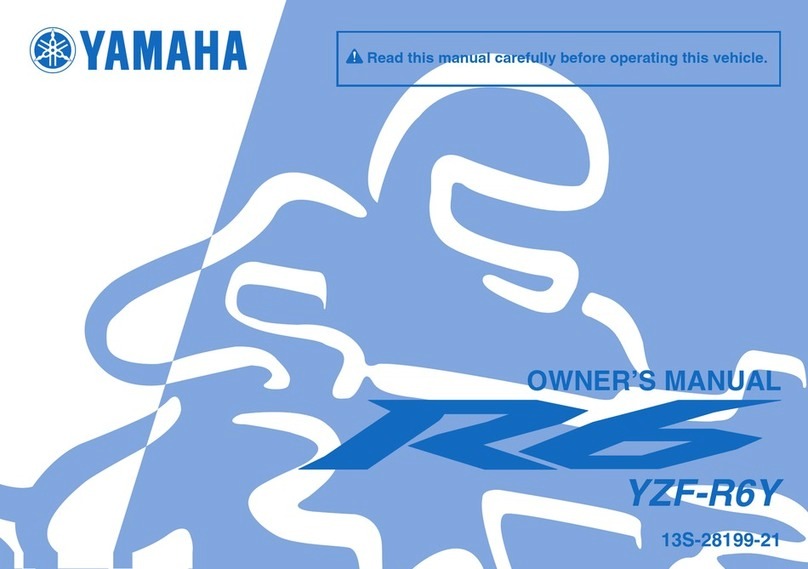 Yamaha 2009 YZF-R6Y User manual