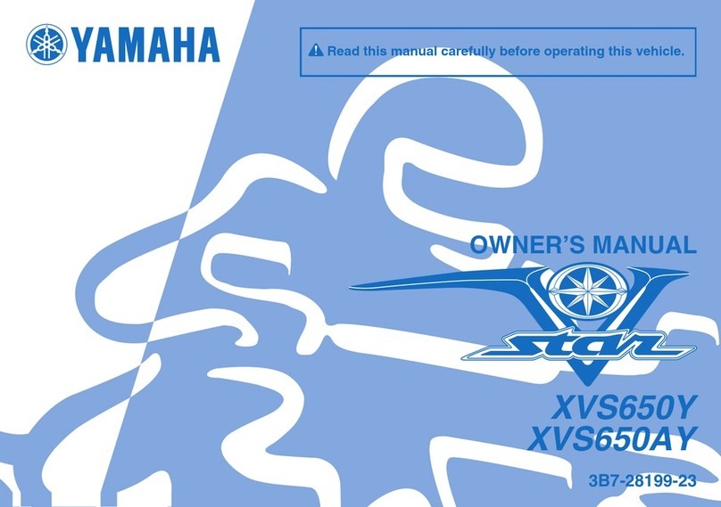Yamaha 2009 V Star XVS650AY User manual Yamaha 2009 V Star XVS650AY User manual