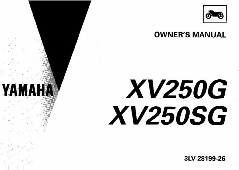 Yamaha 1995 XV250SG User manual