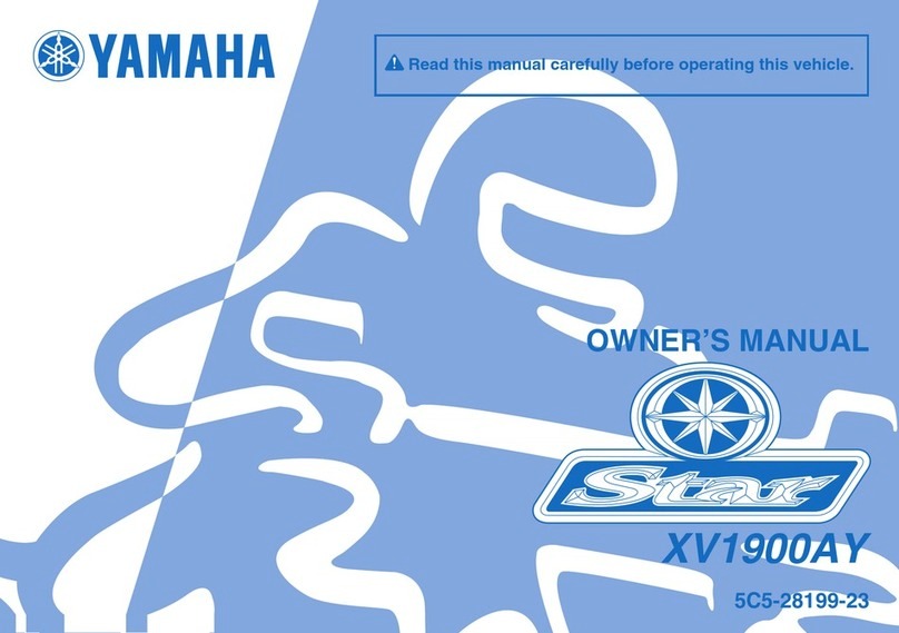 Yamaha 2009 XV1900AY User manual