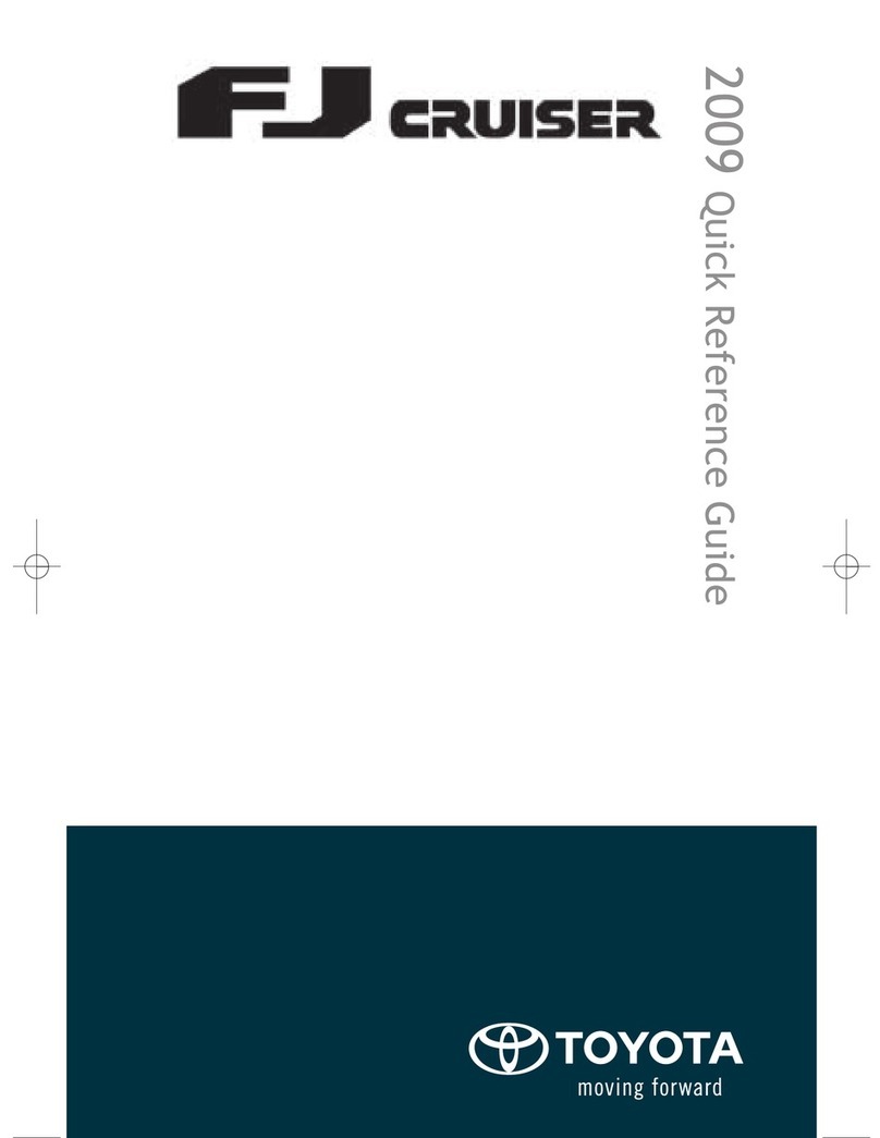 Toyota 2009 FJ Cruiser owner's manual