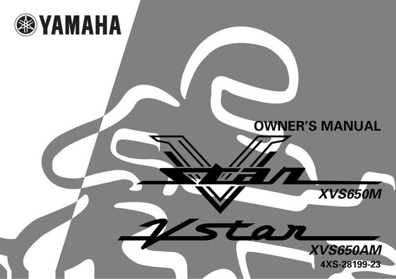 Yamaha 2000 V Star XVS650AM User manual