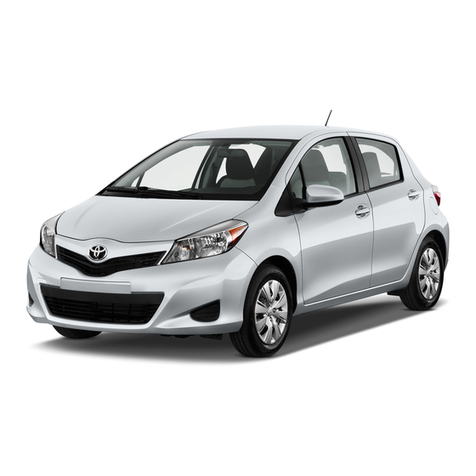 Toyota 2012 Yaris Hatchback owner's manual
