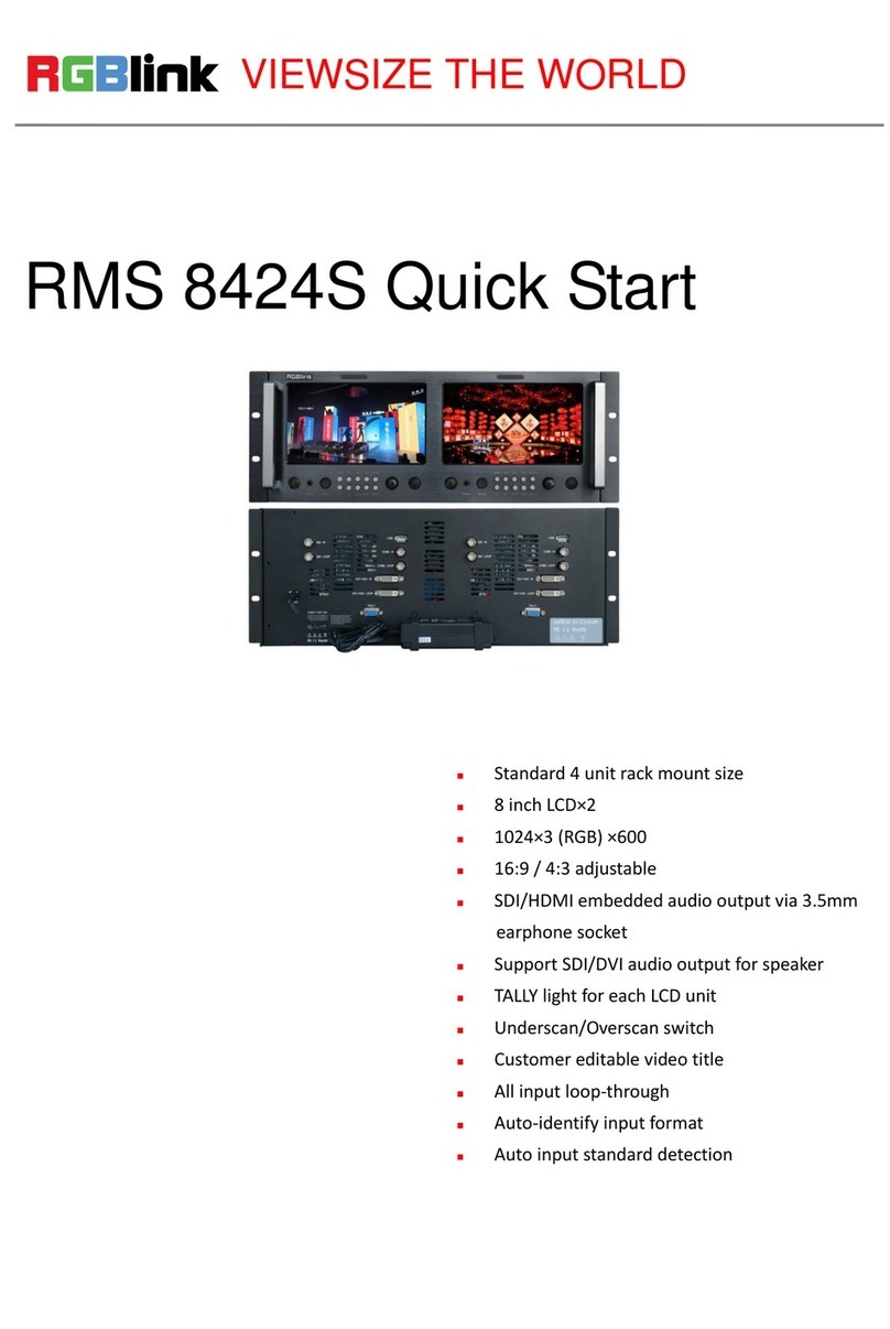 RGBlink RMS 8424S User manual