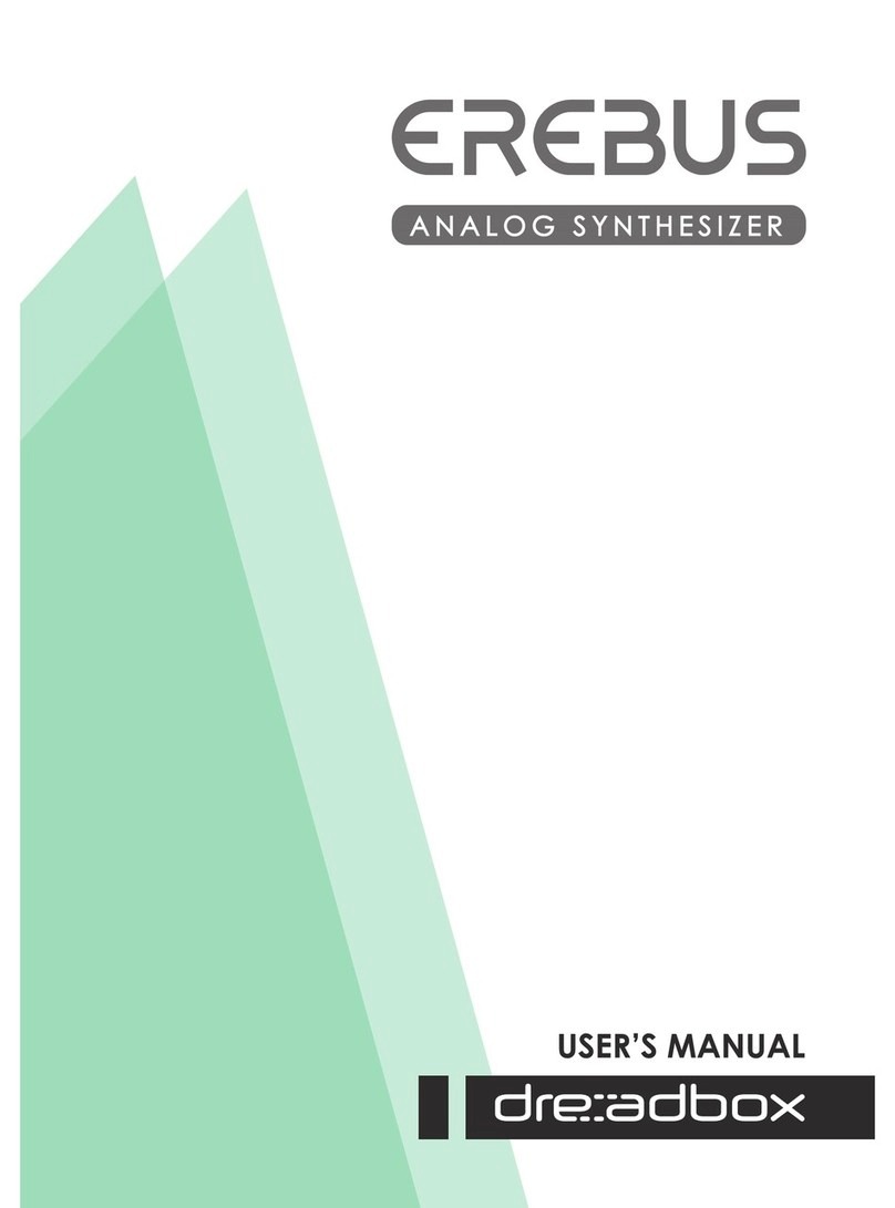 Dreadbox Erebus User manual Dreadbox Erebus User manual