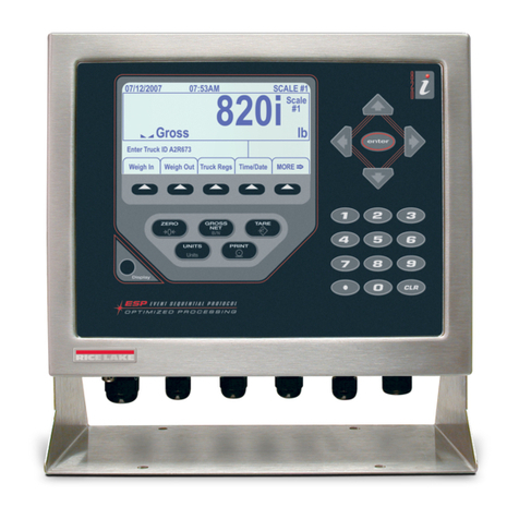 Rice Lake 820i installation manual