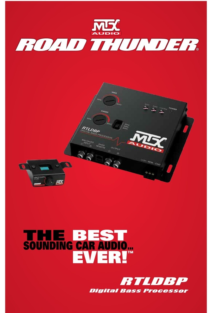 MTX Road thunder user manual