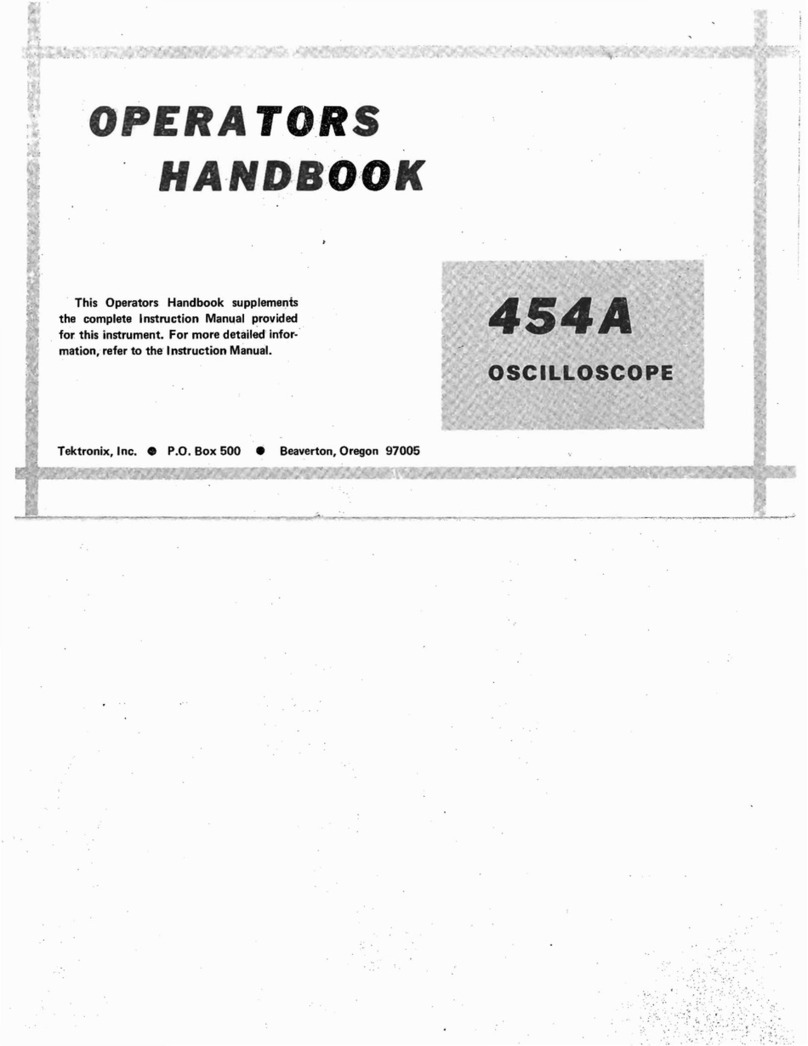 Tektronix 454A Operator's handbook