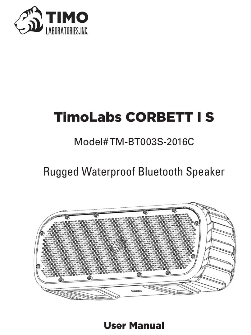TimoLabs TM-BT003S-2016C user manual