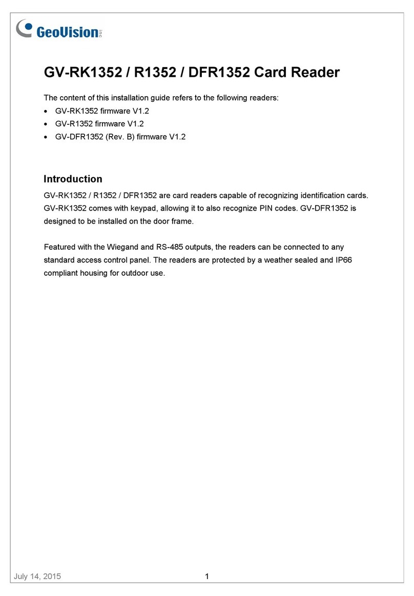 GeoVision GV- RK1352 installation guide