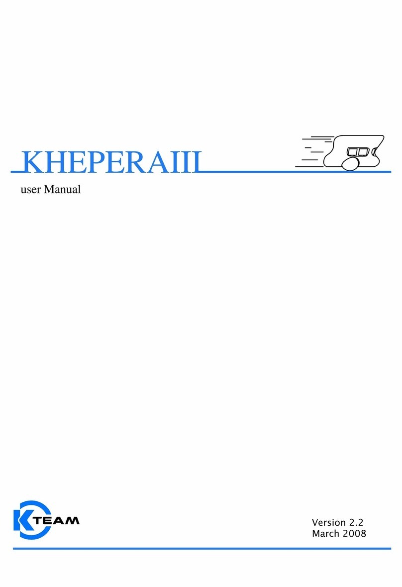 K-Team Khepera III User manual