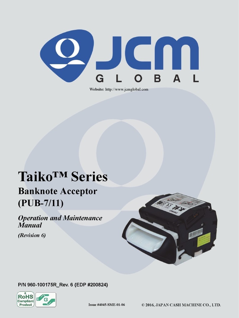 JCM Taiko Series User manual