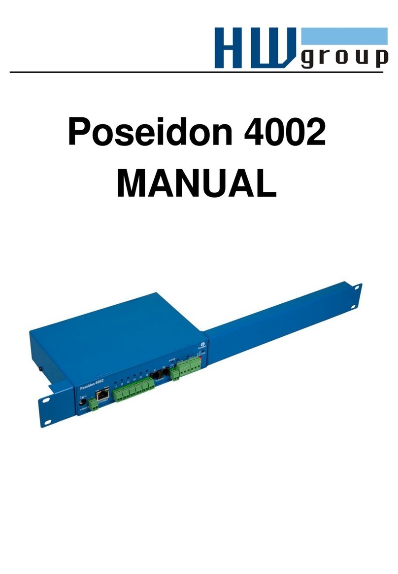 HW Group Poseidon 4002 manual