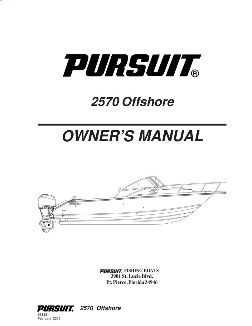 PURSUIT 2570 offshore User manual PURSUIT 2570 offshore User manual