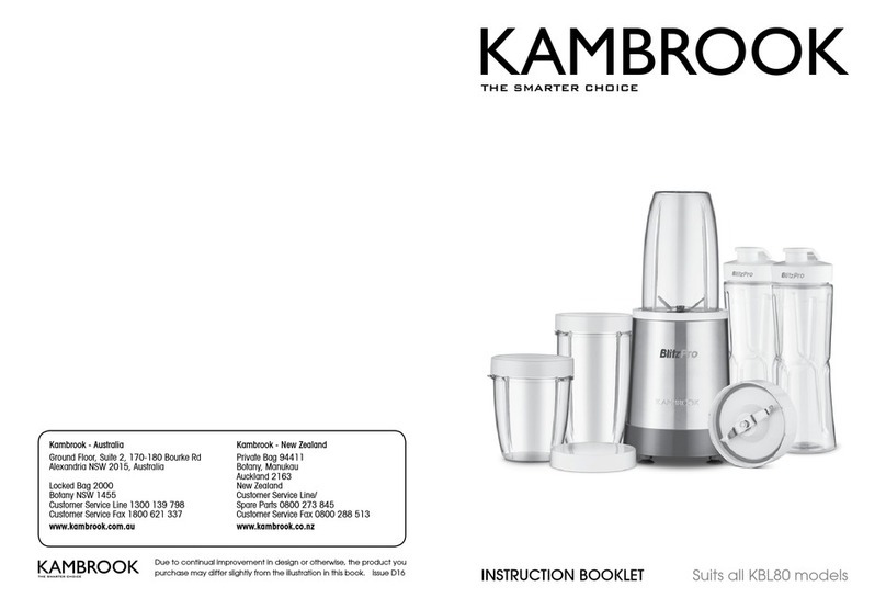 Kambrook KBL80 SERIES User manual