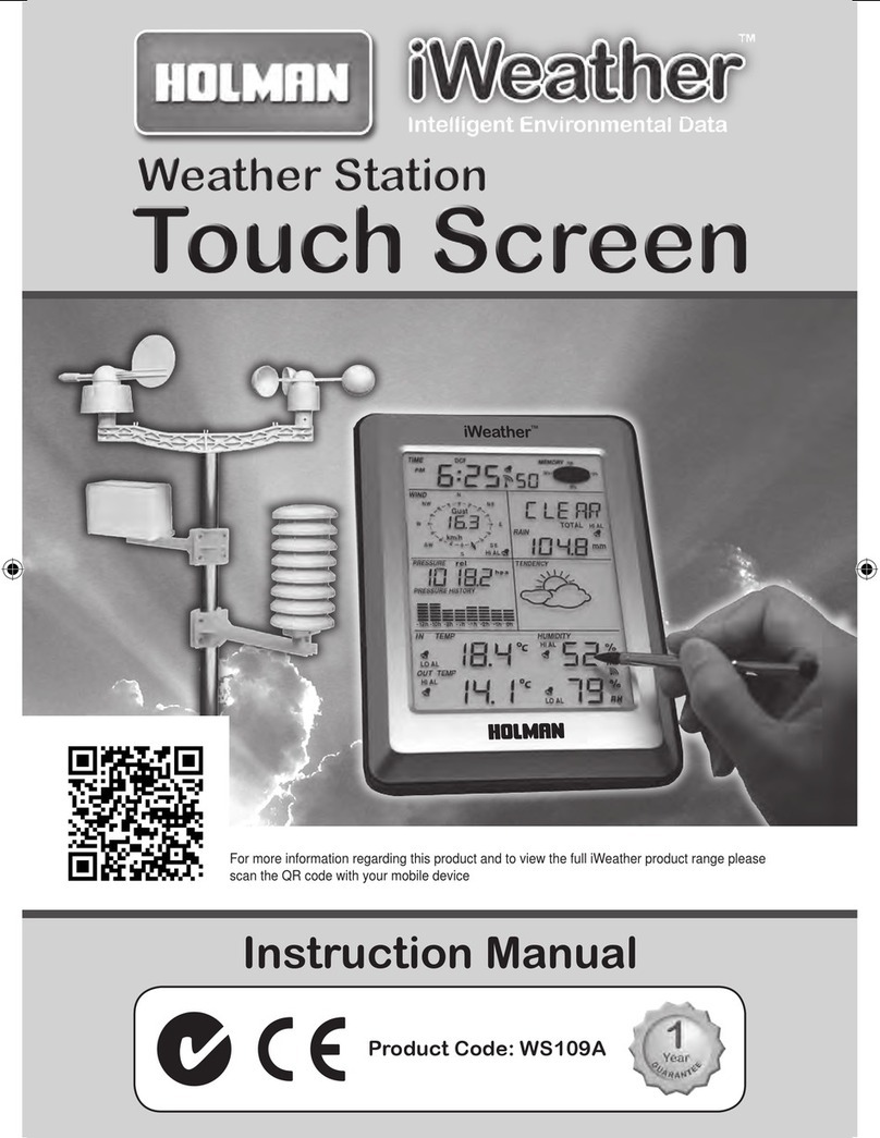 Holman iweather WS109A User manual