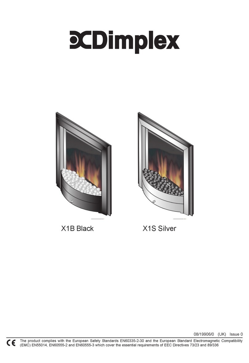 Dimplex X1B Black User manual