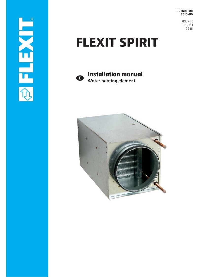 Flexit SPIRIT UNI 3 installation manual
