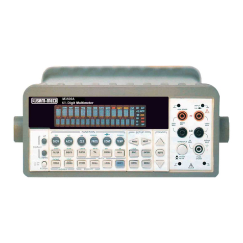 Kusam-meco M3500A Operation manual