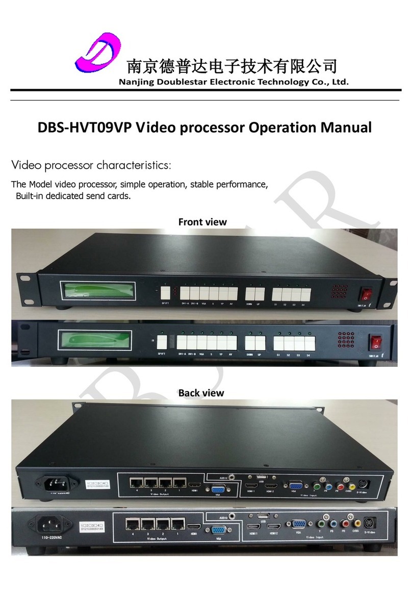 Nanjing Doublestar DBS-HVT09VP Operation manual