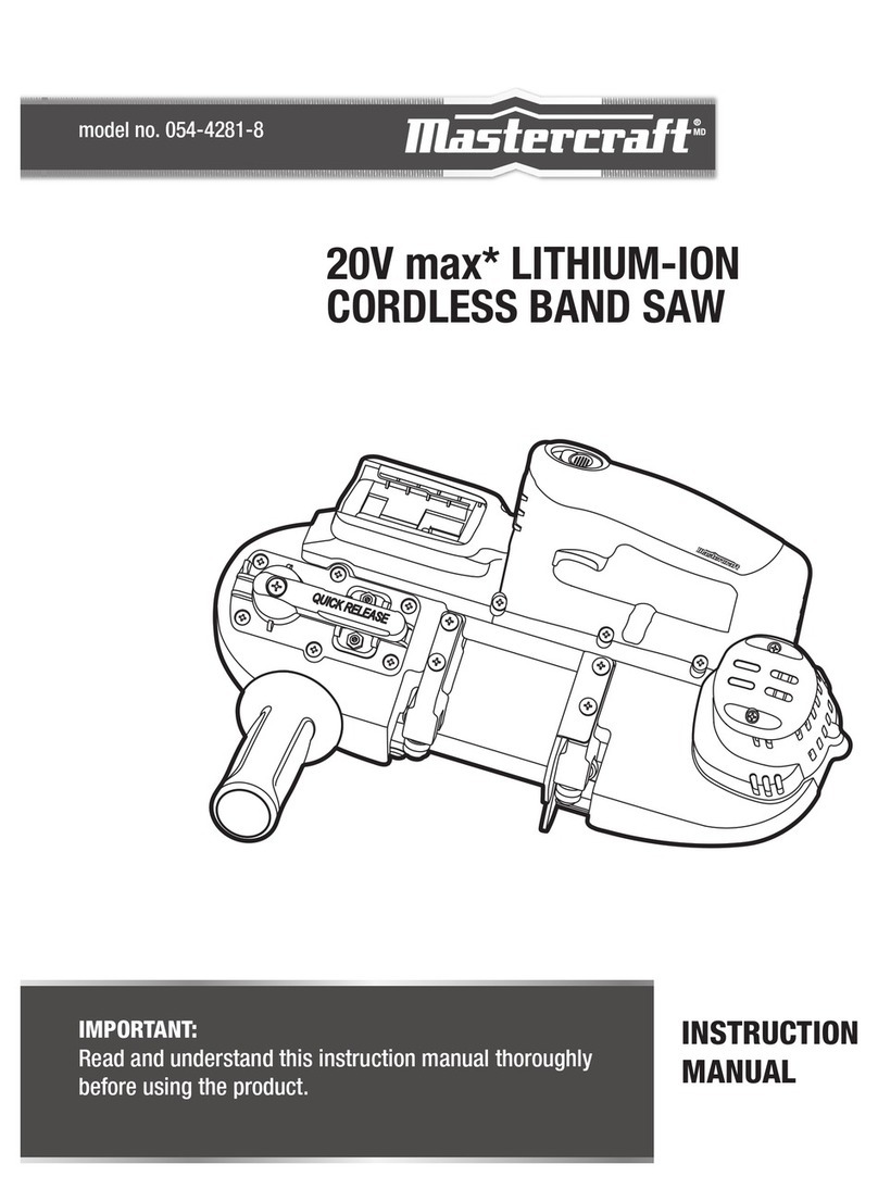 MasterCraft 054-4281-8 instruction manual