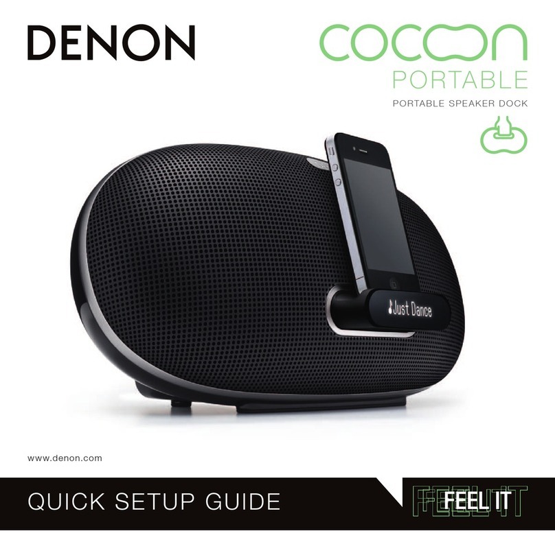 Denon cocon portable Quick setup guide