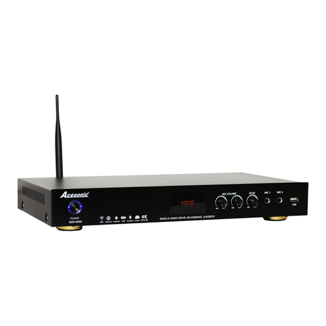 Acesonic KOD-6000 user manual