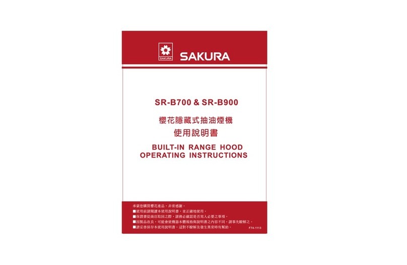 Sakura SR-B700 user manual