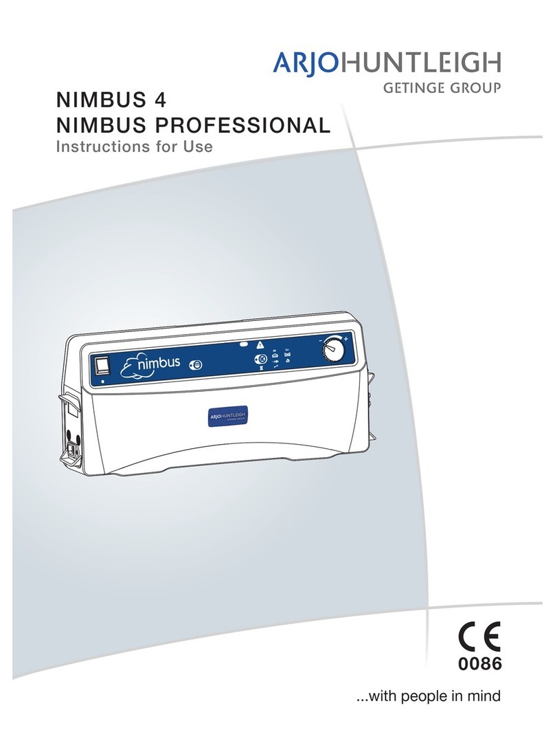 ARJO HUNTLEIGH NIMBUS 4 Instructions for use