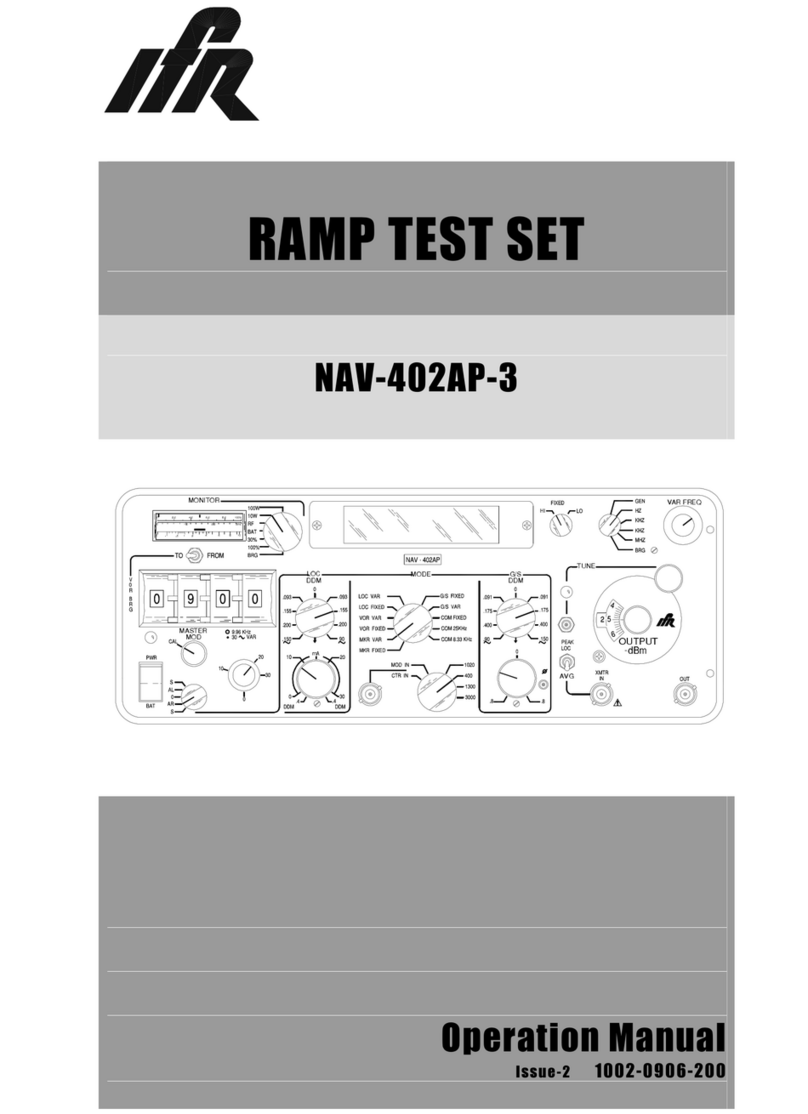 IFR NAV-402AP-3 Operation manual
