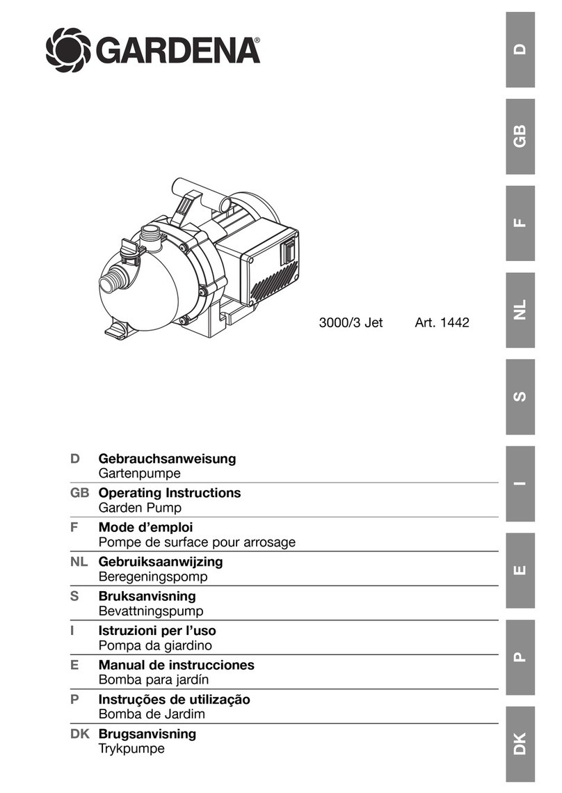 Gardena 3000/300 Jet User manual
