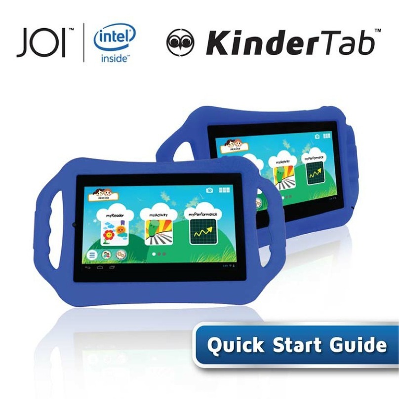 Joico KINDERTAB quick start guide