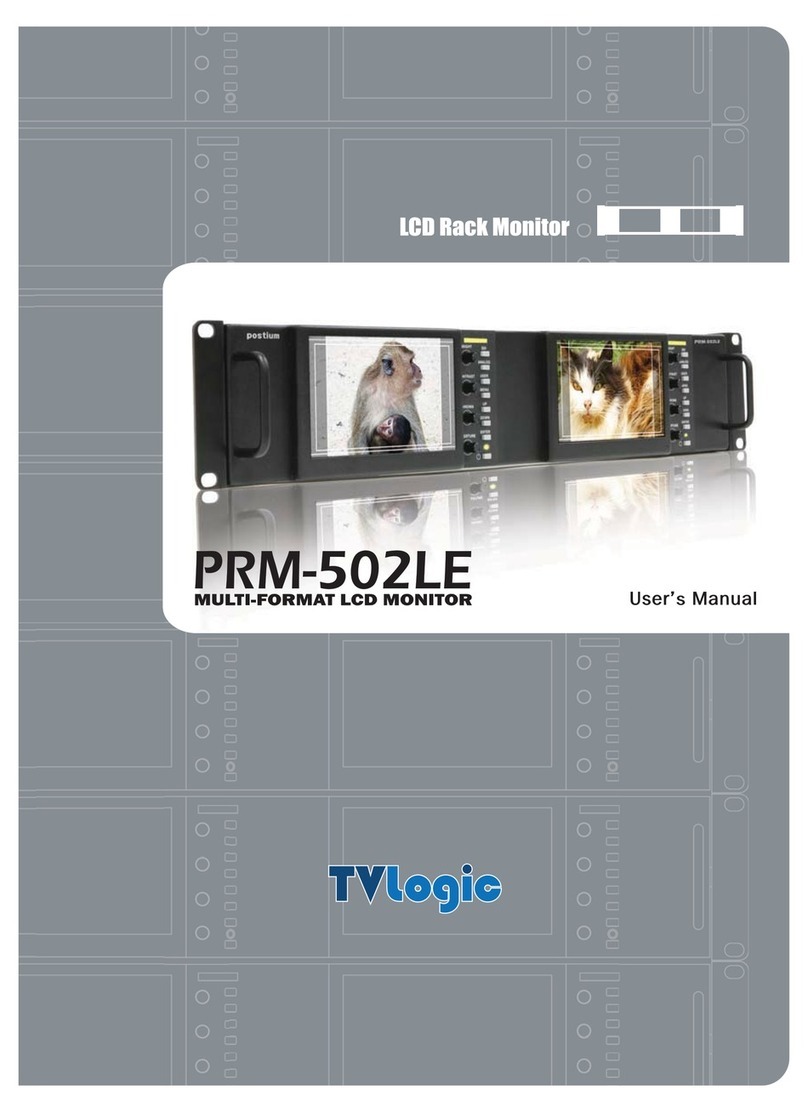 TV Logic PRM-502LE User manual TV Logic PRM-502LE User manual
