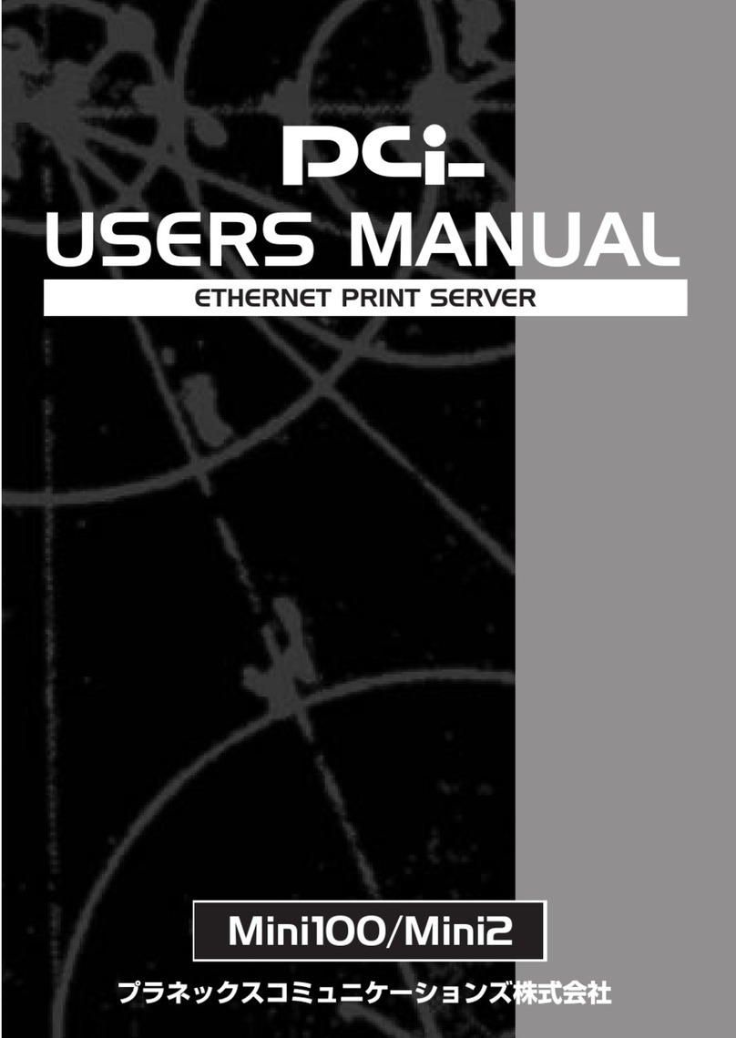 PCI MINI100 user manual